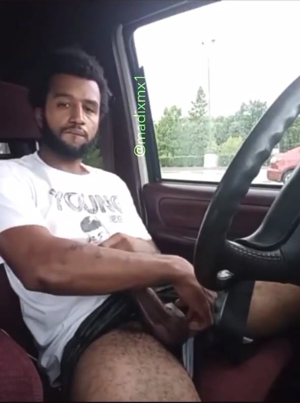 BBC Car Wank & Cumshot!