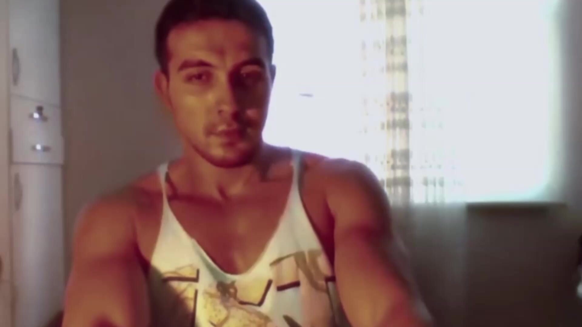 Muscle Turk Jerk and Cum