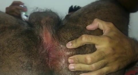 Sexy Jonas hairy ass play