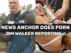 NEWS ANCHOR DOES PORN! J!m Walker from CB$