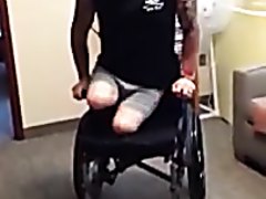 DAK in wheelchair doing a dance