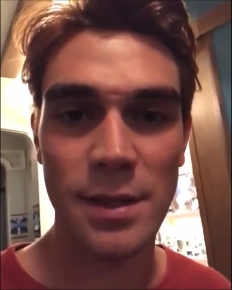 KJ Apa farting - video 2
