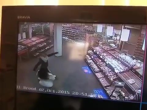 security cam girl shitting in the market- part-3