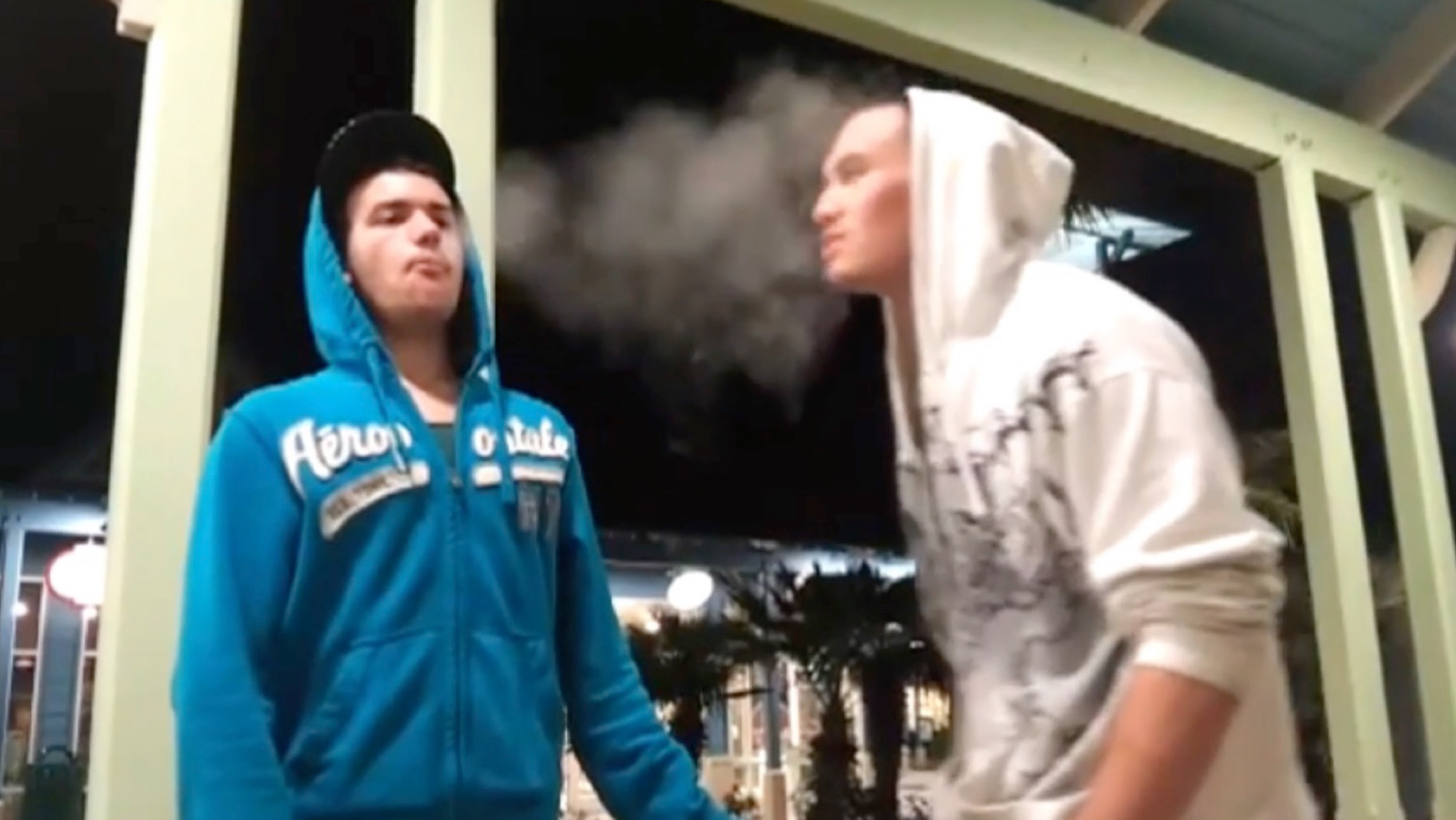 Jock Spits Over 20 Times During Cigarette Review
