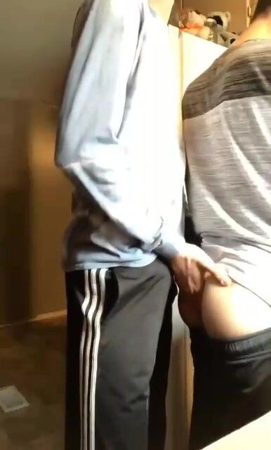 Touching his ass