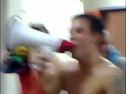 Italian locker celebrating