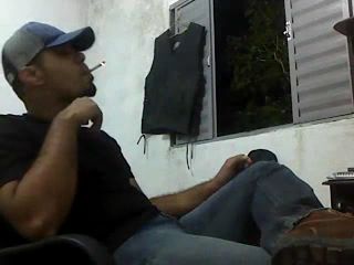 Brazilian guy smoking
