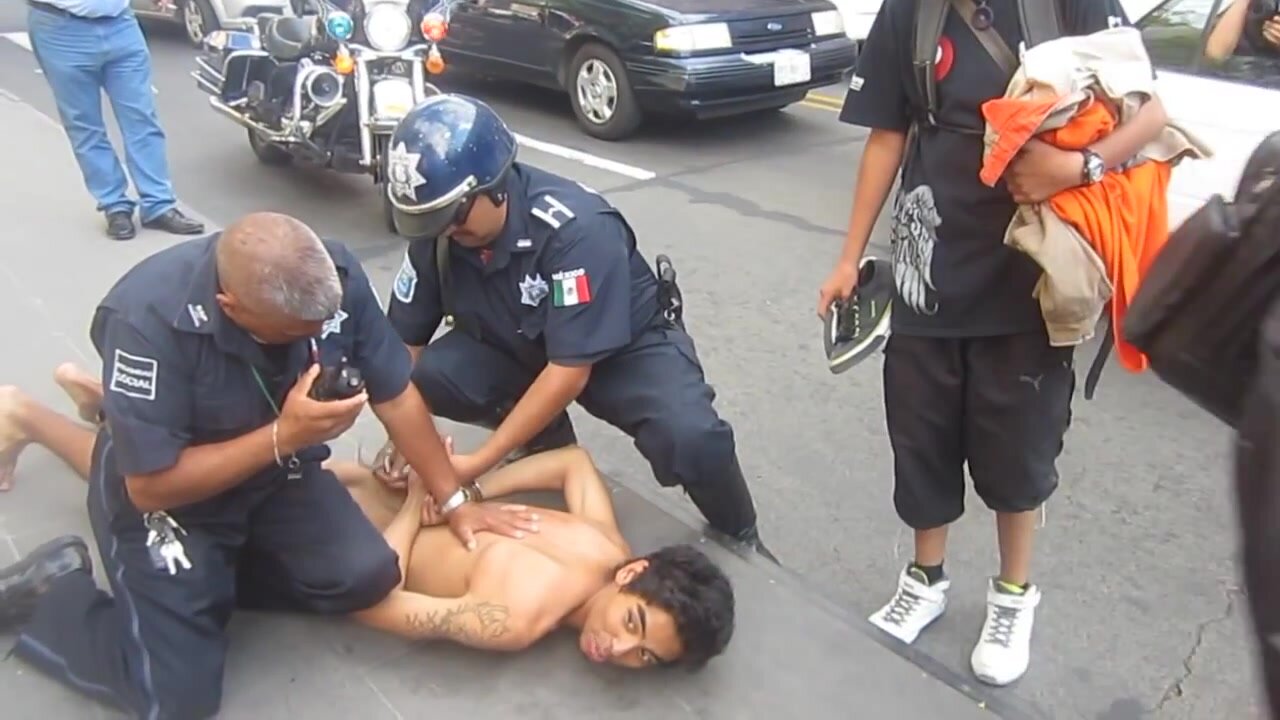 Naked Guy Arrested and Taken Away