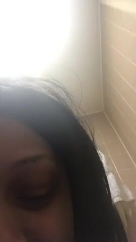 Sexy Black girl pooping