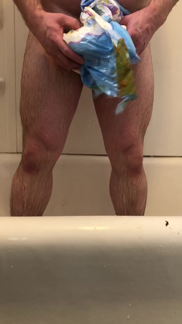 Tried something new( fucked my dirty diaper)