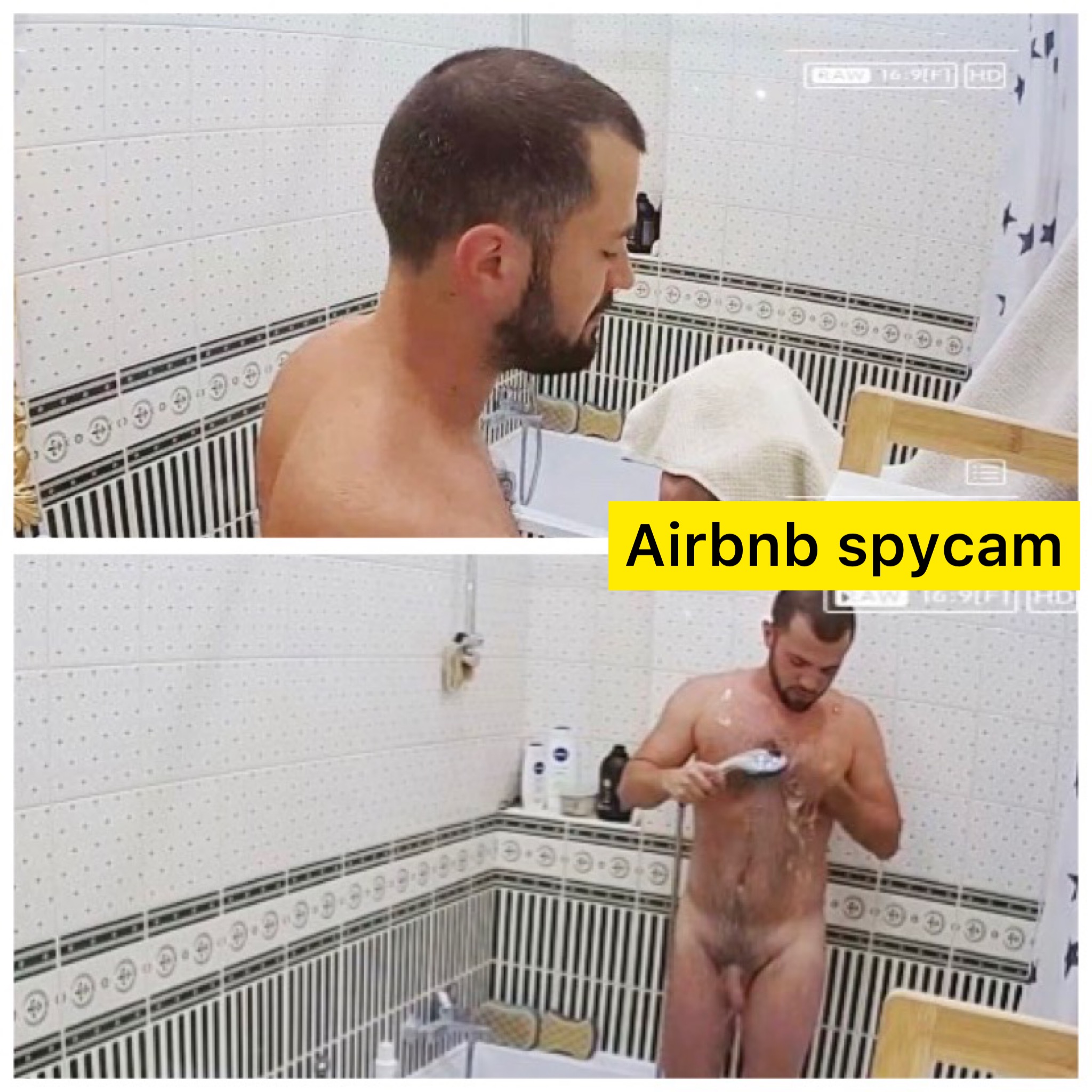 Voyer vids Airbnb Guest Spycam on Hairy… ThisVid picture pic