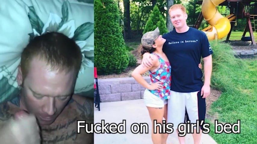 Married military stud likes the cock
