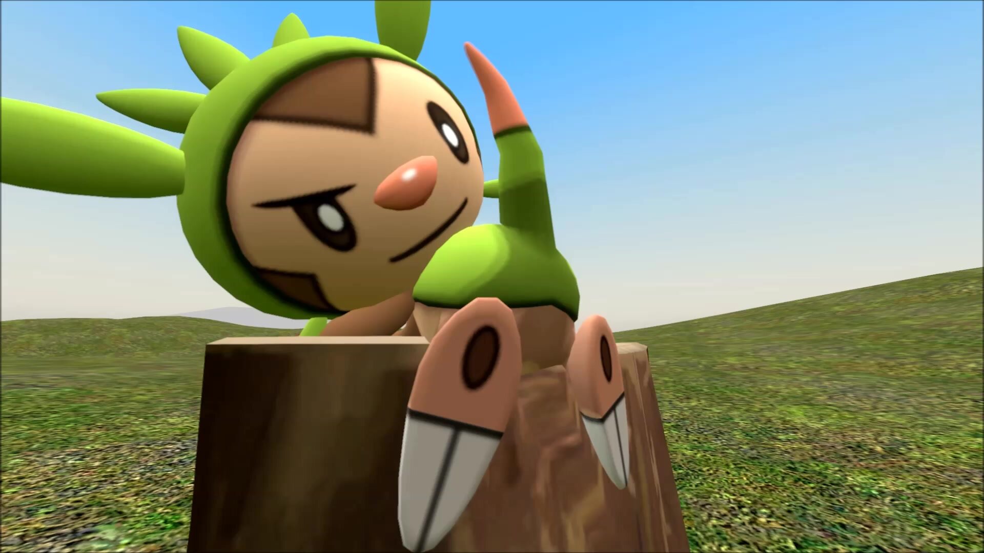 Chespin Takes a Dump