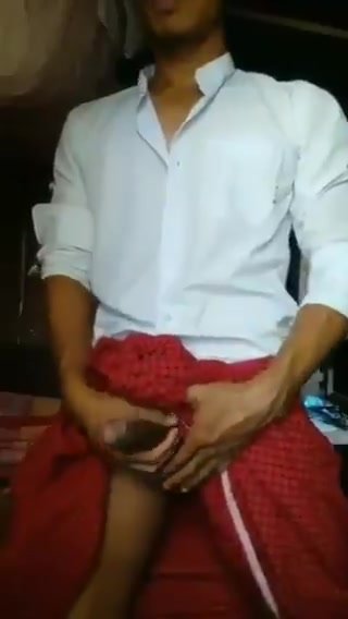 Hot red Lungi