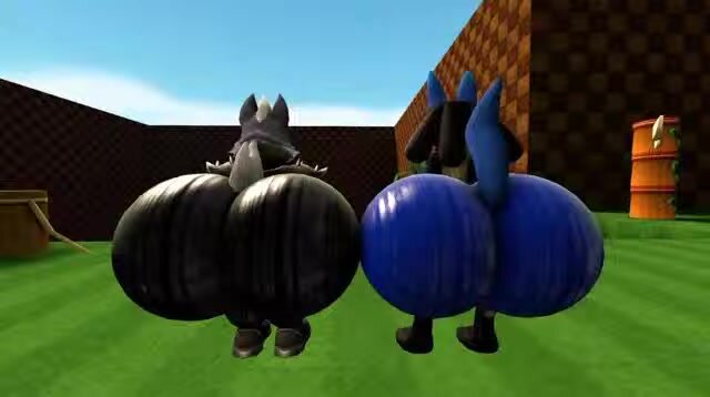 Wolf and Lucario Farting