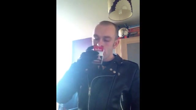 Leather Stud Smoking Obsession