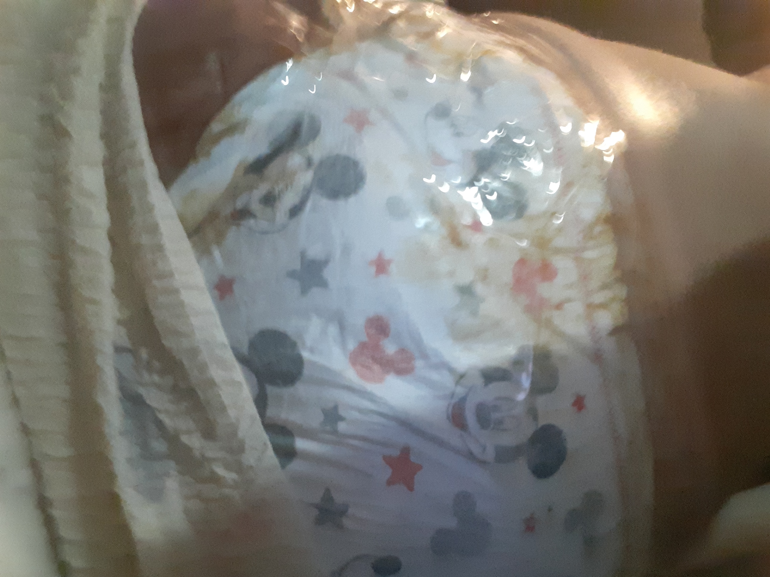 Super messy enema filled diaper