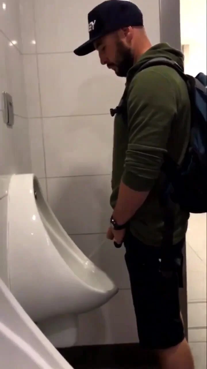 Spy cam at urinal