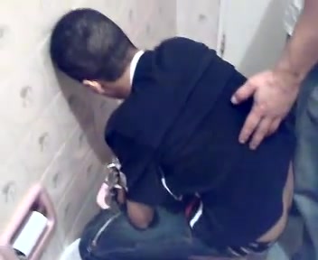 Drunk Dude Puking ON The Toilet