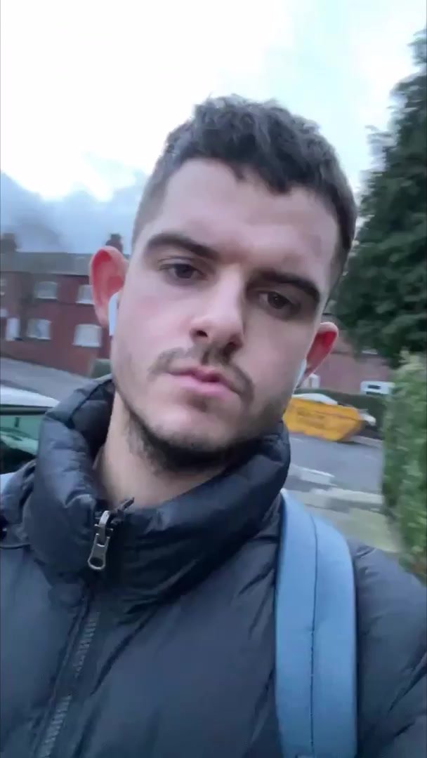 North Face guy spitting