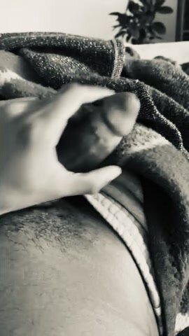horny jerking off