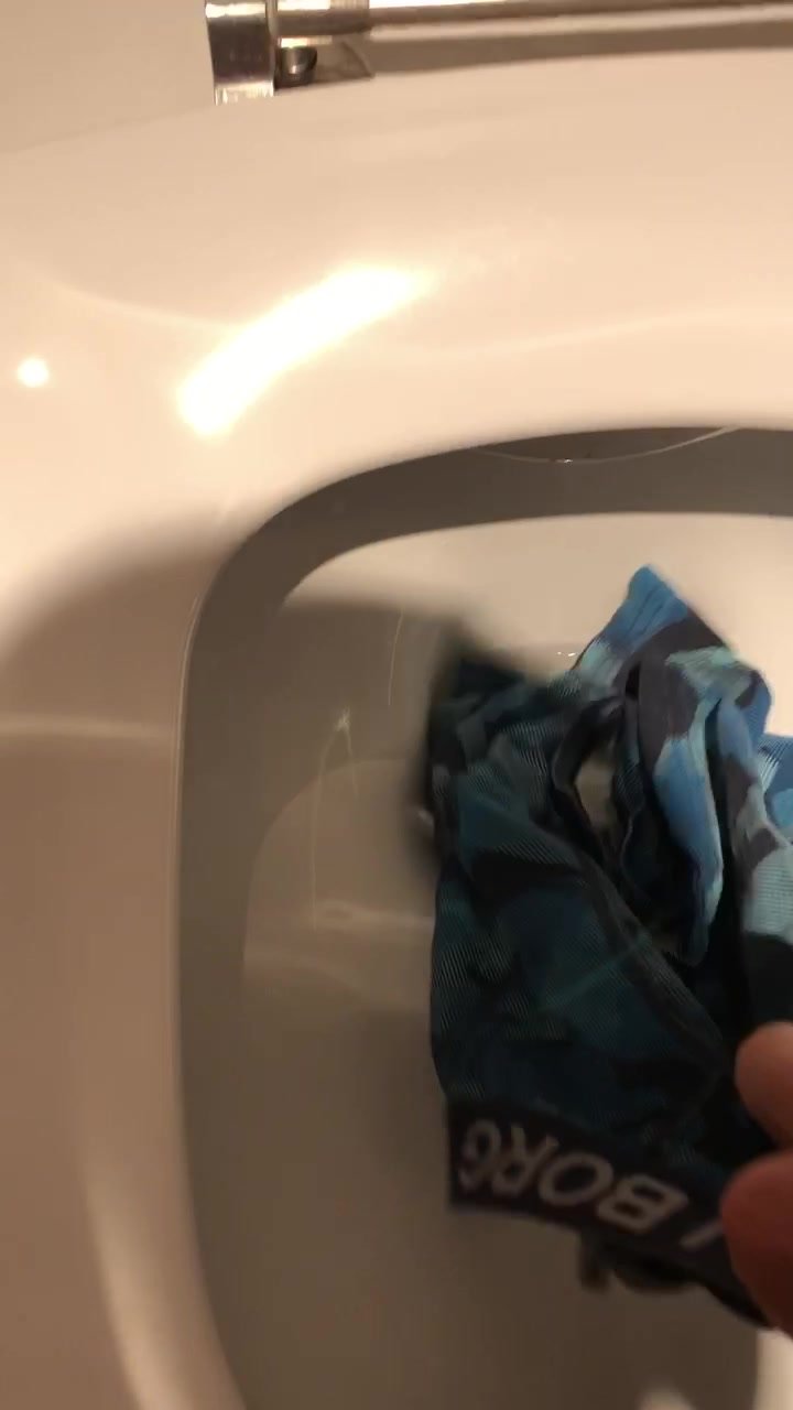 Flushing my underwear