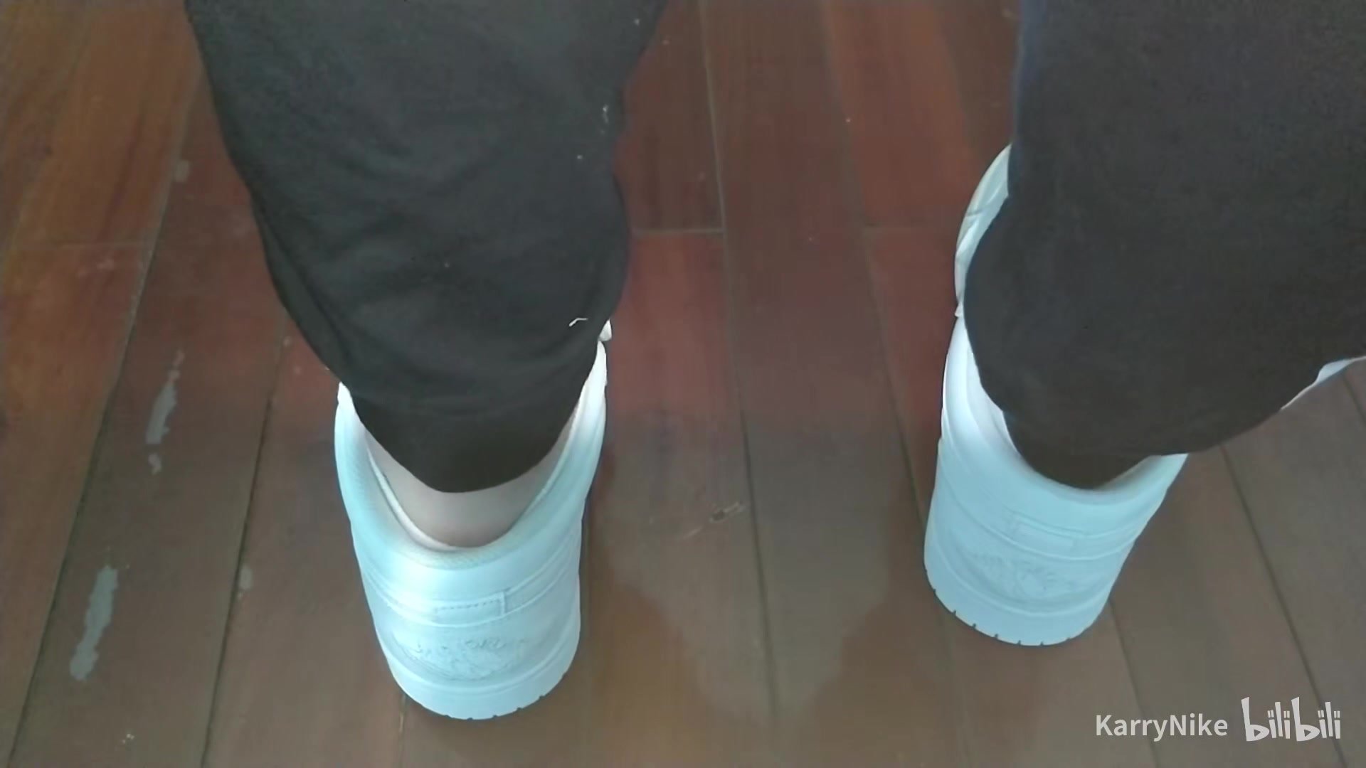 My white socks feet - video 2