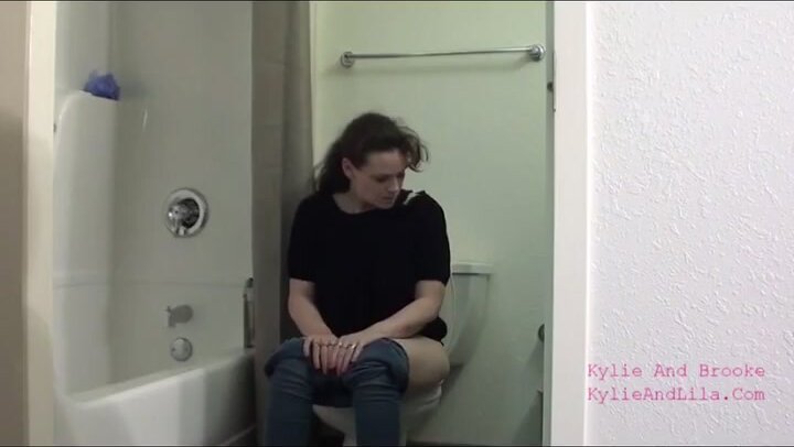 Girl pees herself waiting