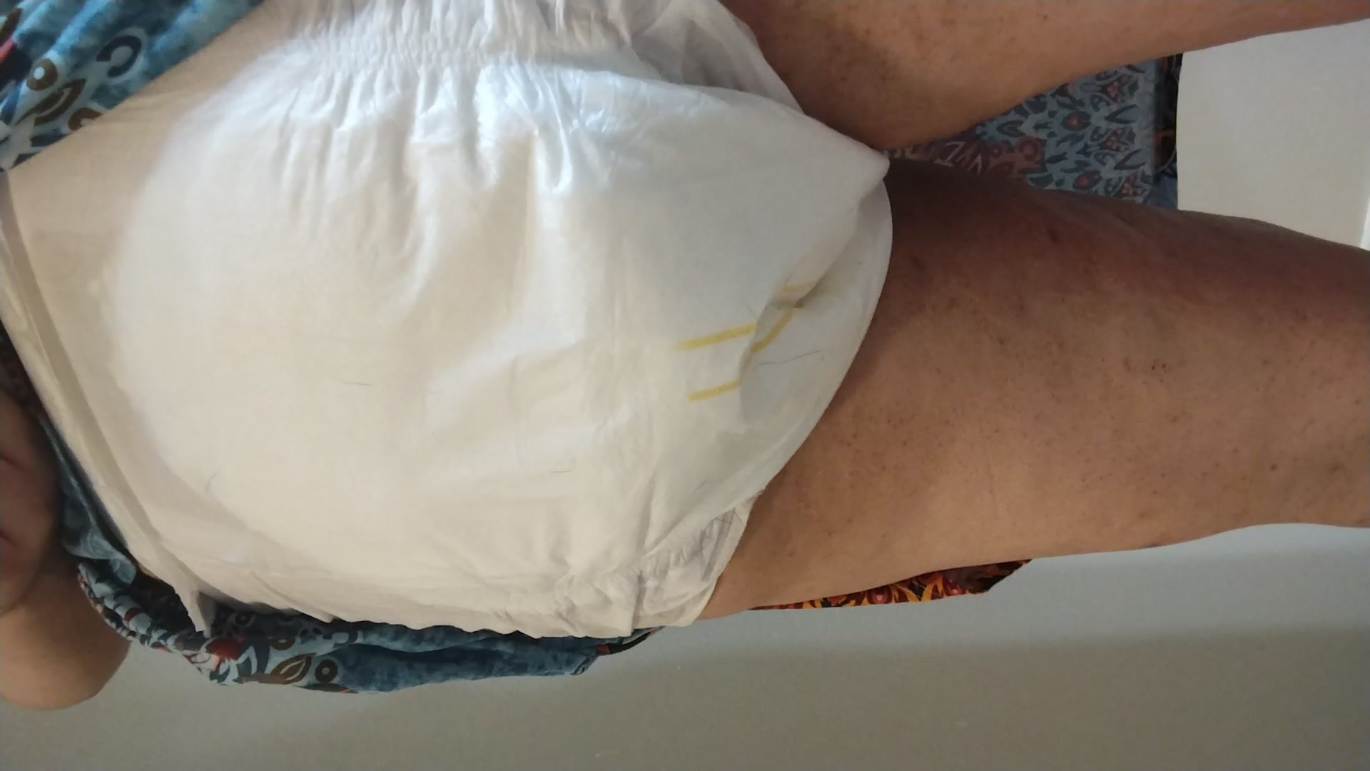 shitting my diaper in my dress