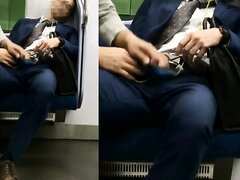 Japanese Guy Molested on Train while Asleep