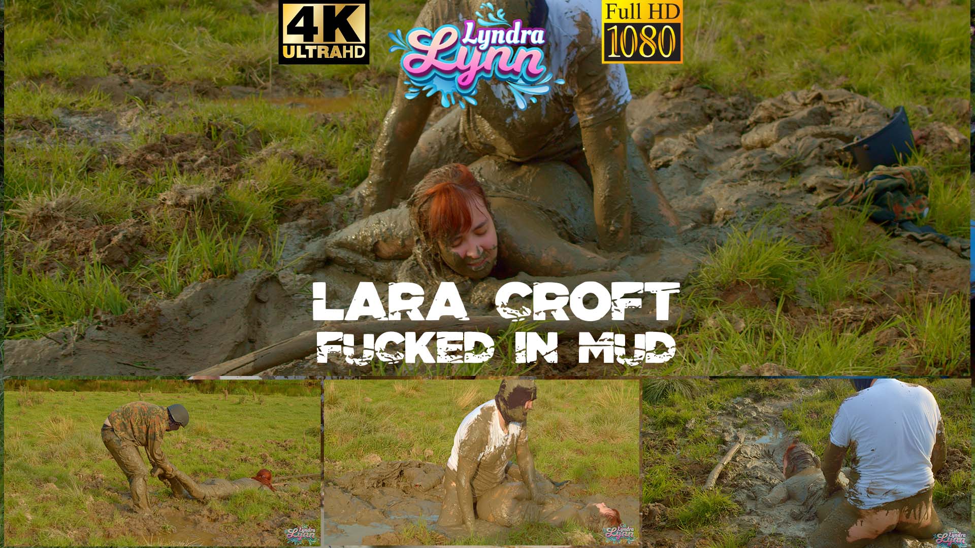 Lara Croft fucked in mud