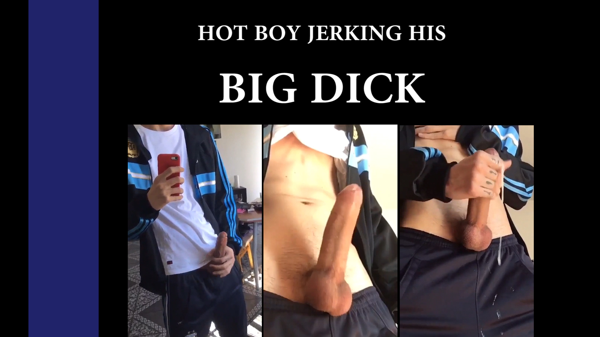 Teen Jerking His Big Dick
