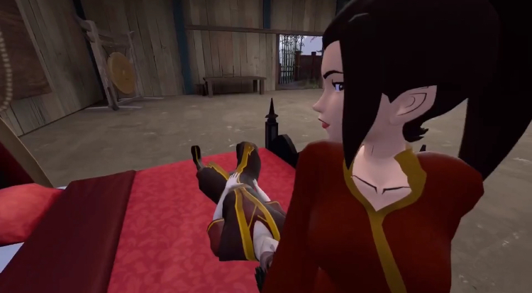 Azula Farts on Zuko’s face and mouth (Edited)