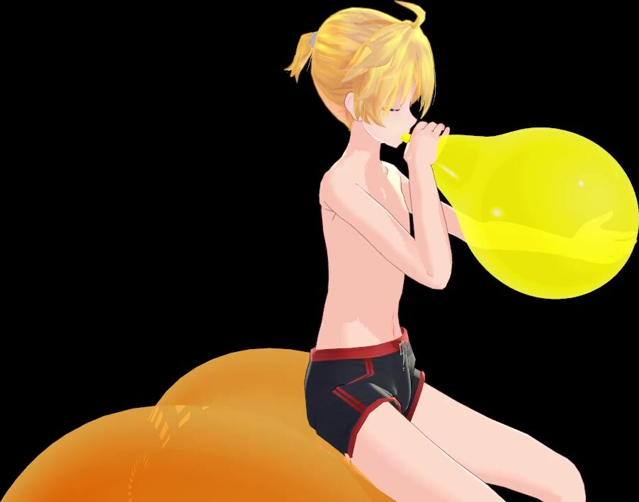 Len btp a yellow balloon and stp an orange balloon