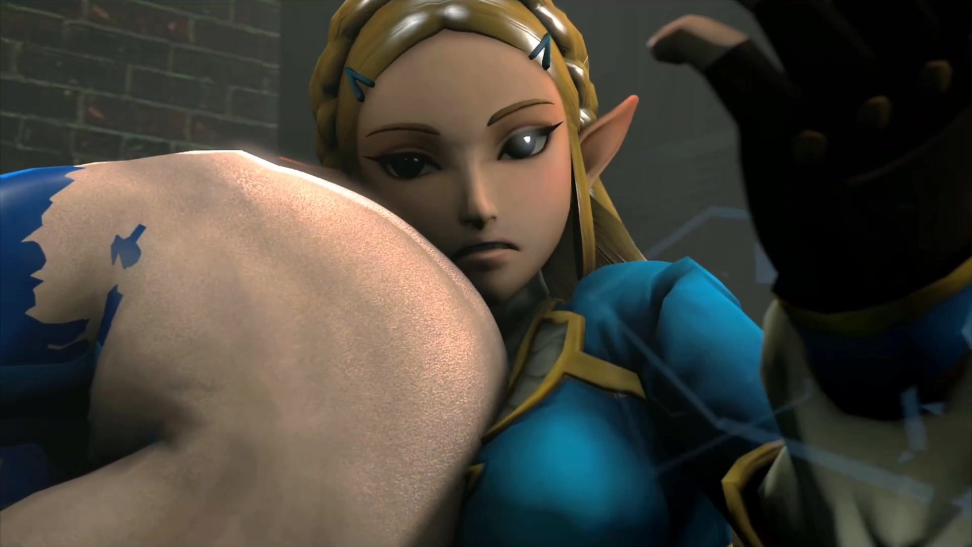 Samus vs Zelda (anal vore)