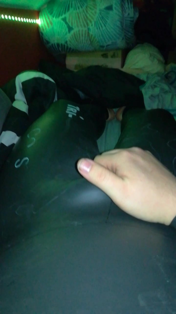 Cum in wetsuit