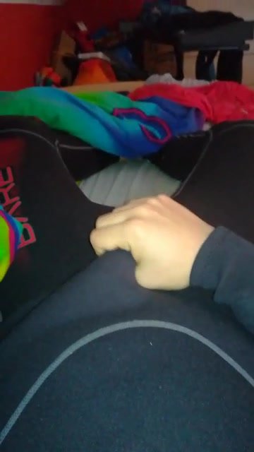 Cum in bare wetsuit