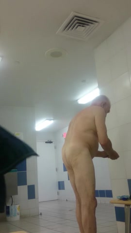 Mature men in the shower room - part 2