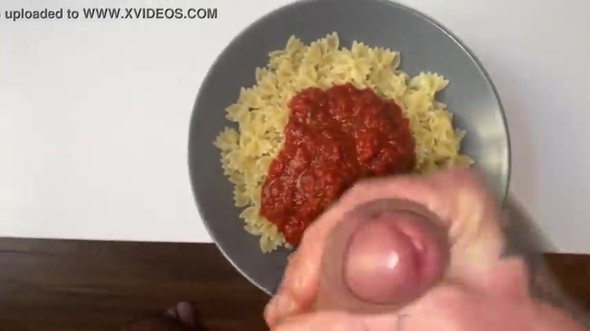 Pasta With Cum Sauce! She Ate it..