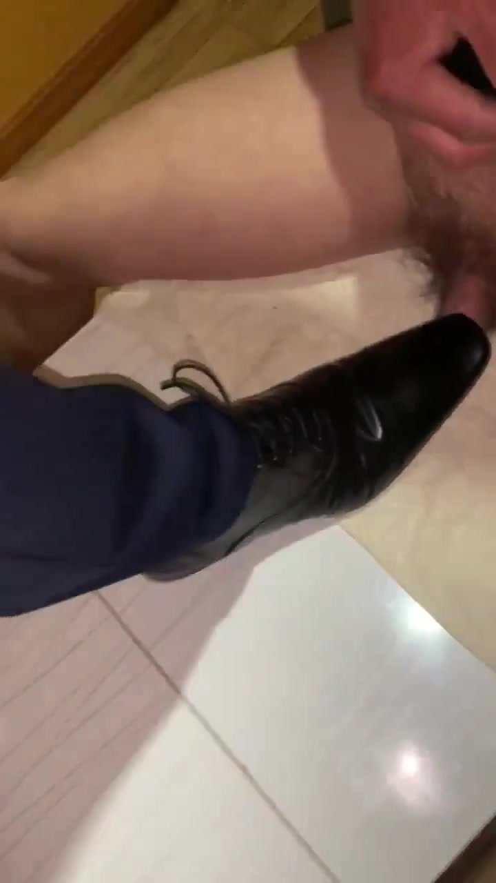 male trampling dress shoes ballbusting poor dick đụ má - video 14