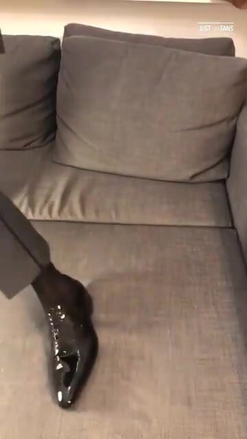 Dress shoes trample cock ballbusting - video 13