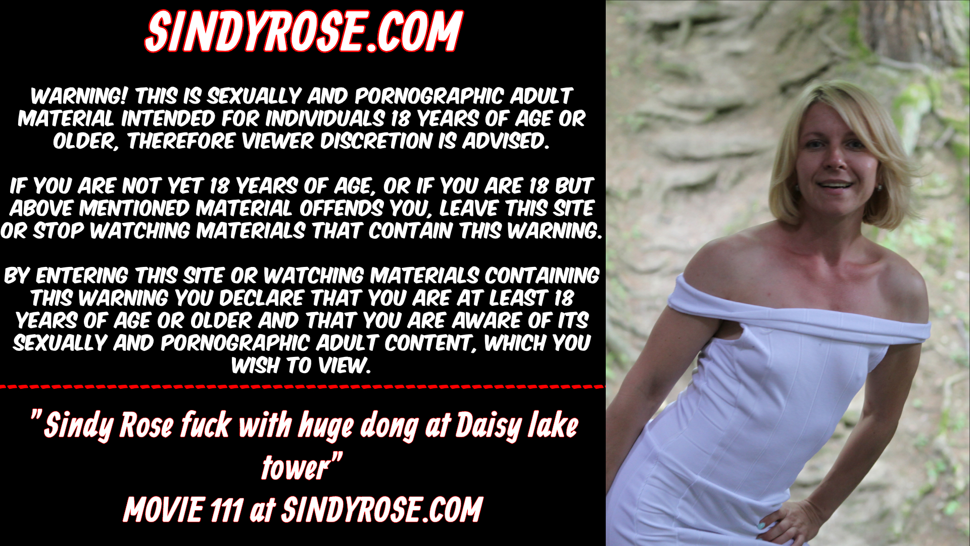 Sindy Rose fuck with huge dong at Daisy lake tower