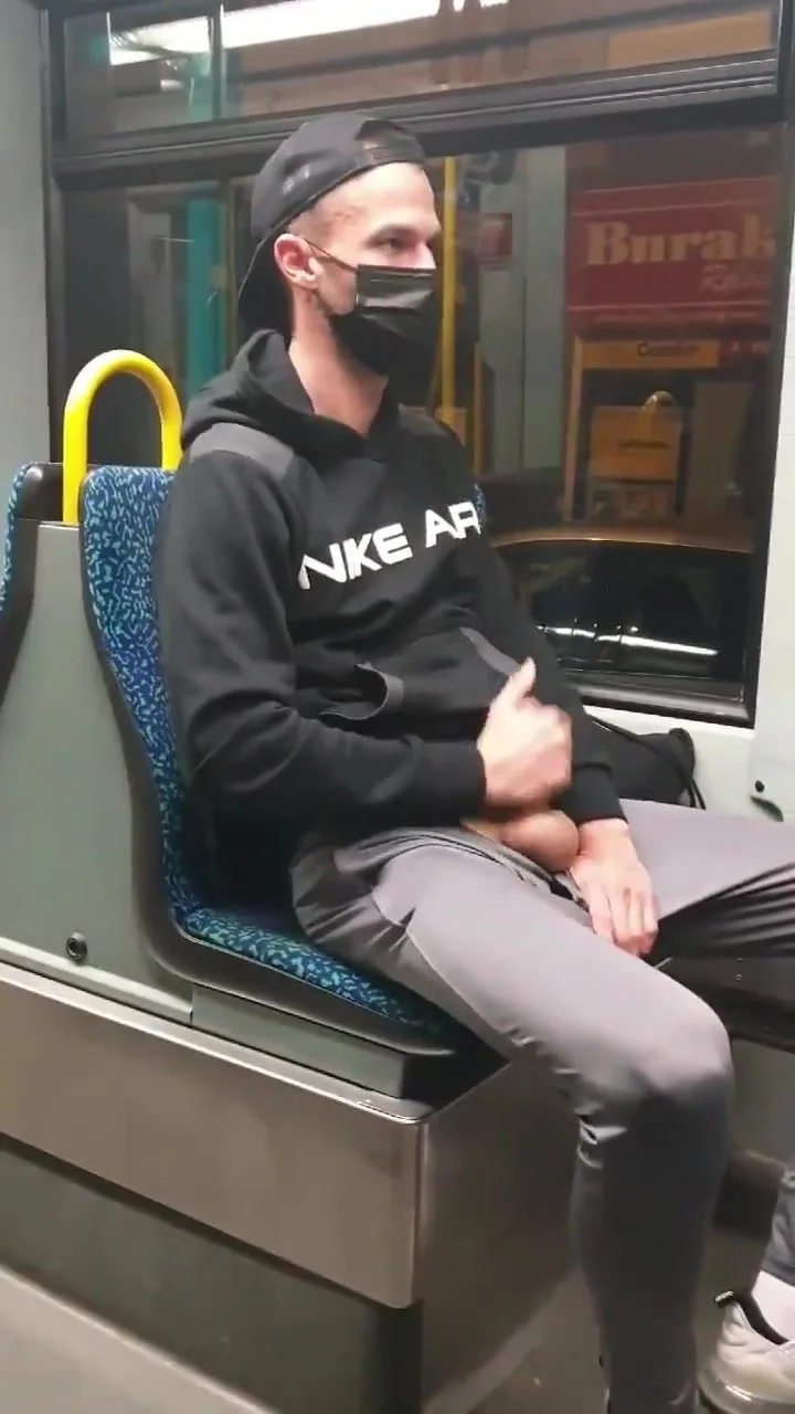 Tram Jerk Off! RISKY!