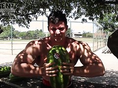 Destroying watermelons