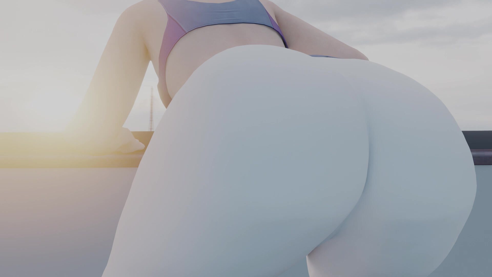 Big white butt - video 2