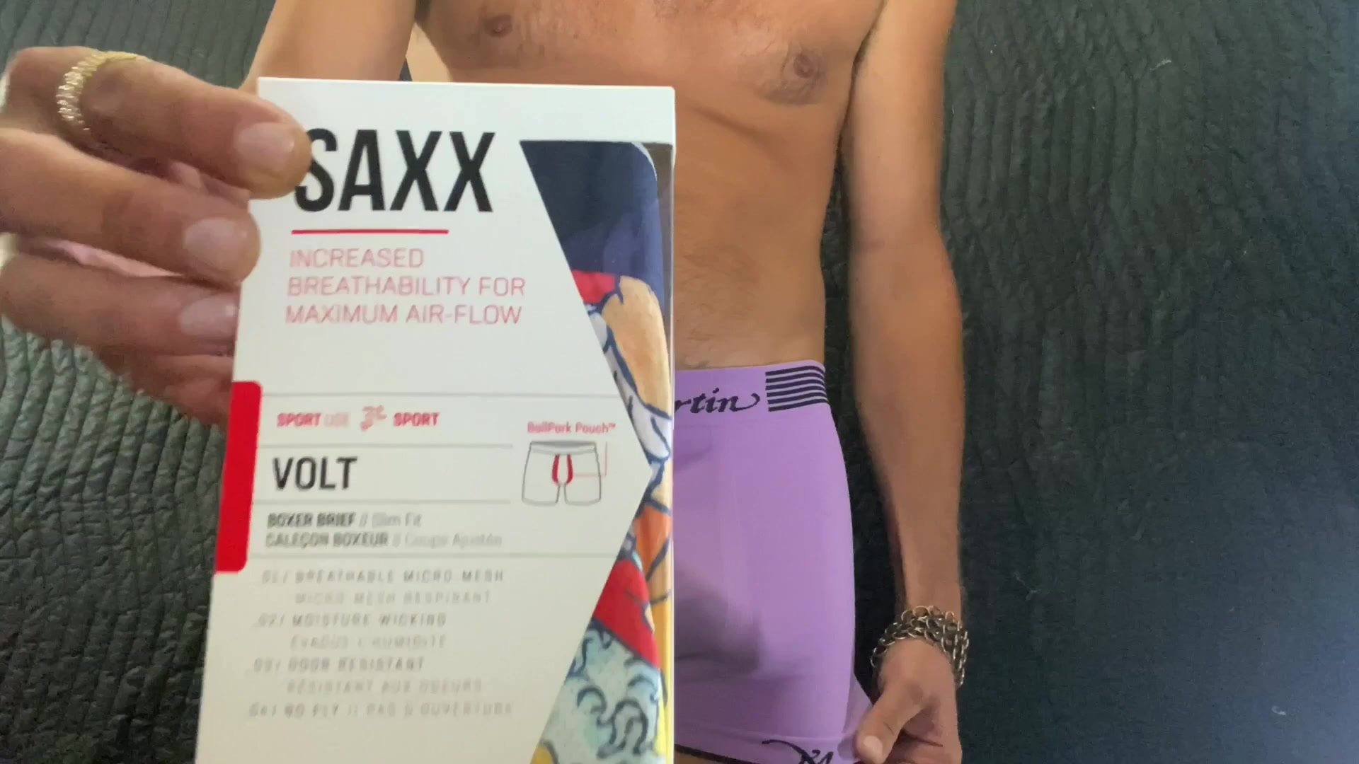 (YouTube) Underwear Review w/ Massive Bulge
