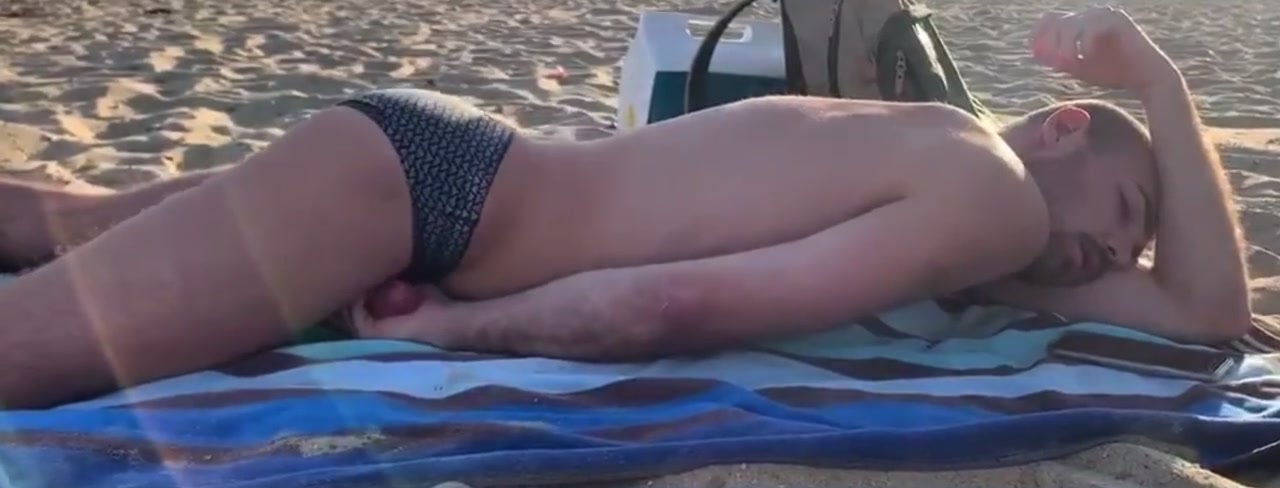 cum at the beach