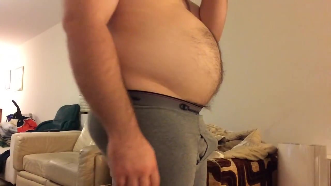 (YouTube) Big Belly Guy with Bulge