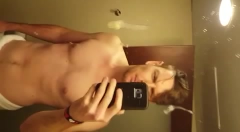 Hot daddy spits thick Loogies