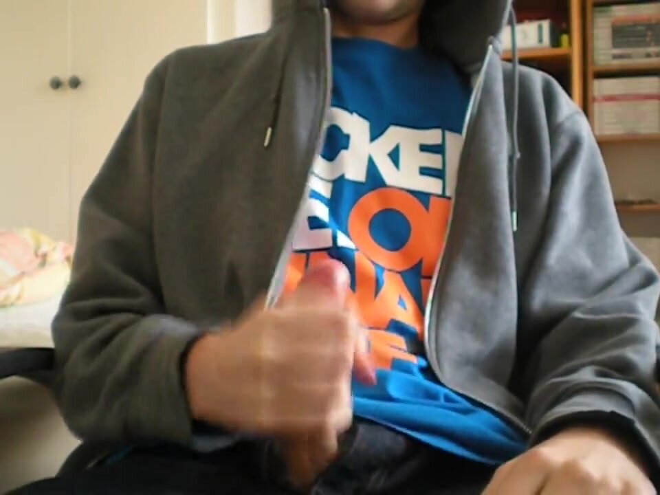 Fully clothed wank
